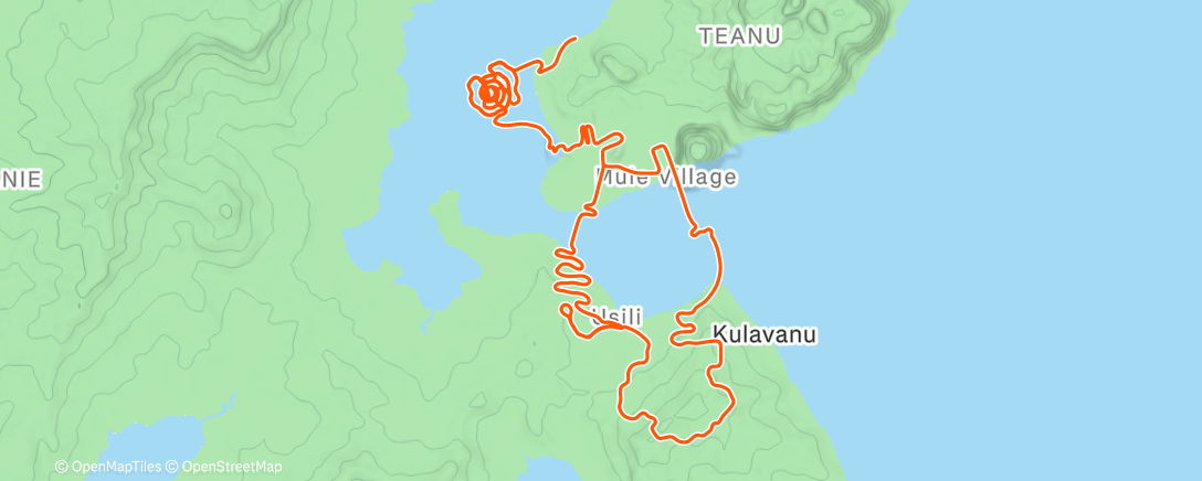 Map of the activity, Zwift - Group Ride: Leader Cycling Team on Three Sisters in Watopia