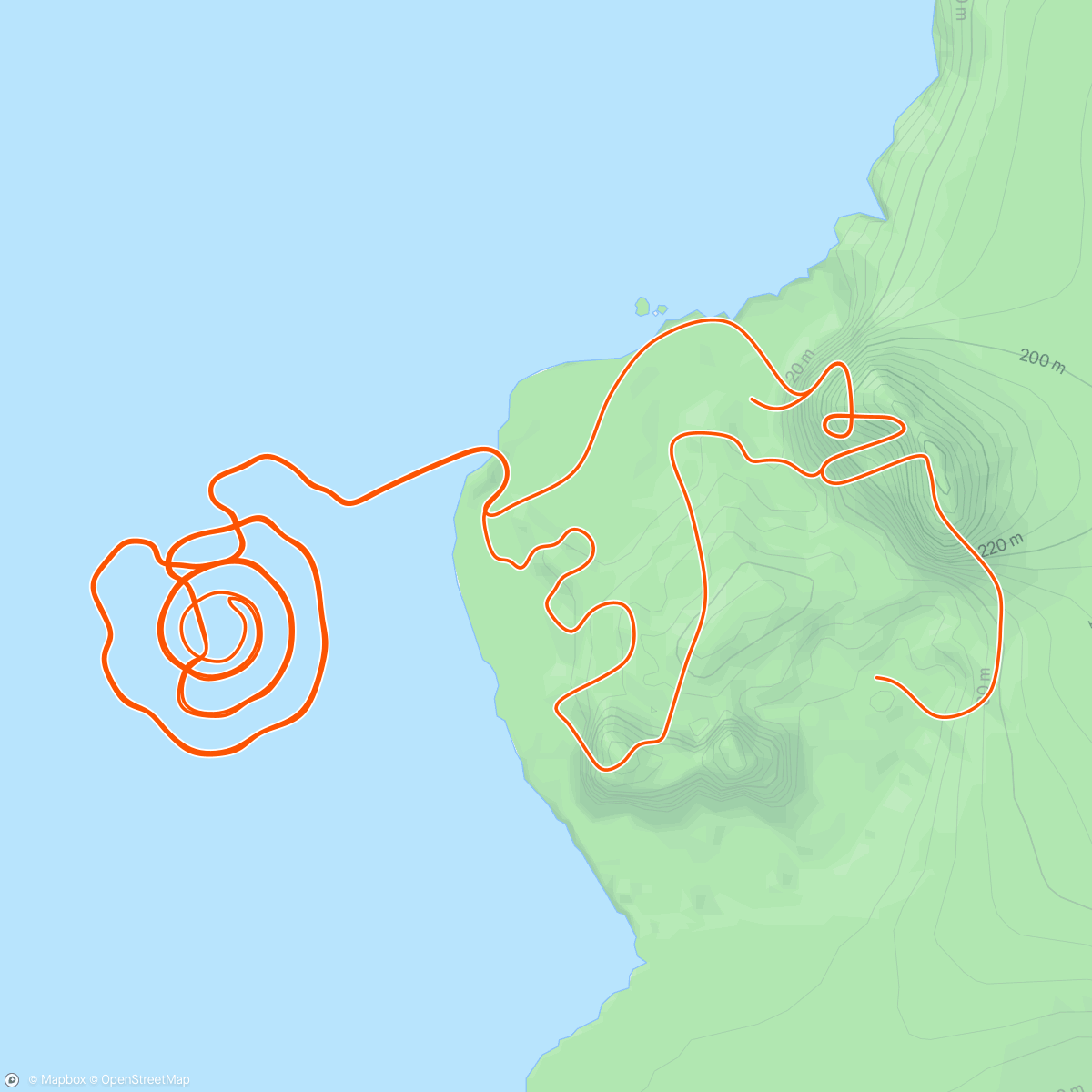 Map of the activity, Zwift - Race: Stage 3 | Zwift Games | Downtown Eruption | Women Only (E) on Downtown Eruption in Watopia
