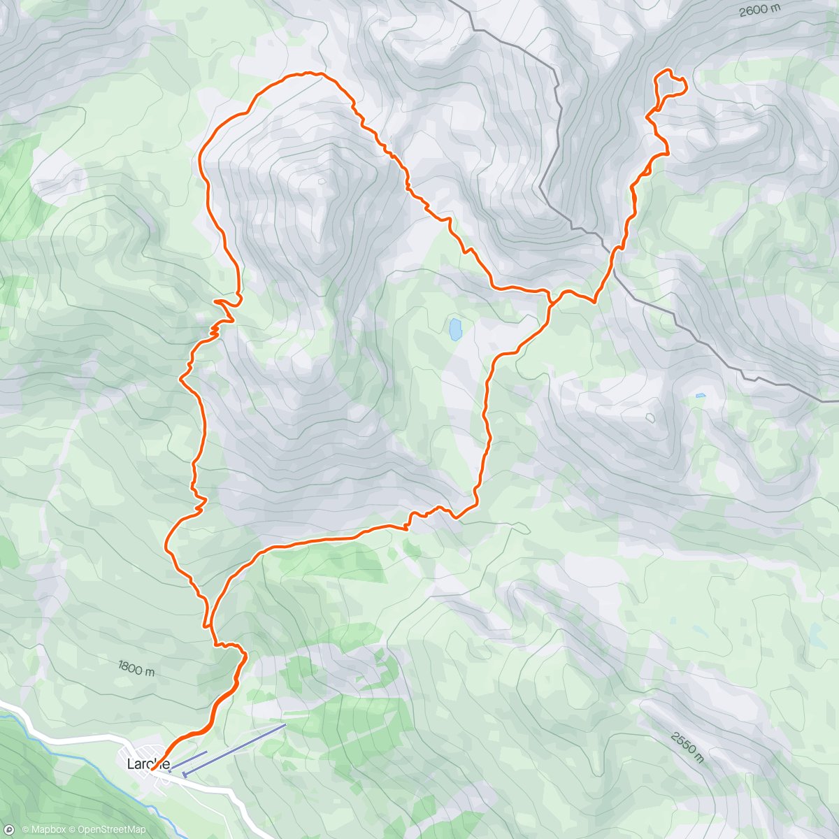 Map of the activity, Tour de la Meyna 🐐🐐🐐☀️🏔️ et petite incursion italienne derrière le Sautron