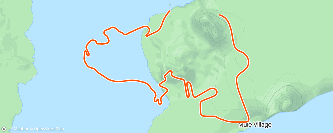Map of the activity, Zwift - Basics in Watopia
