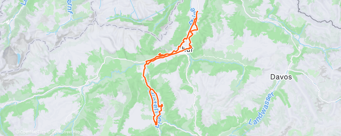 Map of the activity, New routes