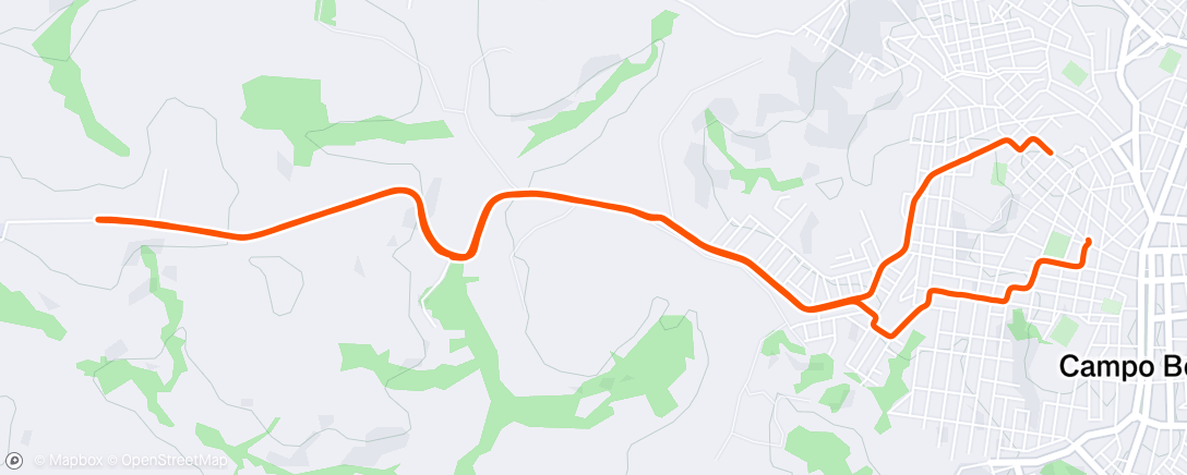 Karte der Aktivität „Pedalada de mountain bike matinal”