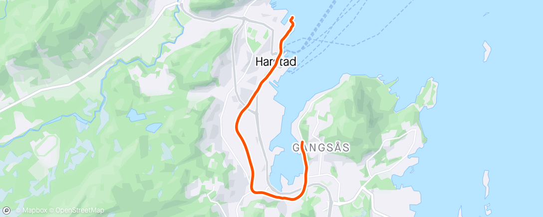 Map of the activity, Commuting