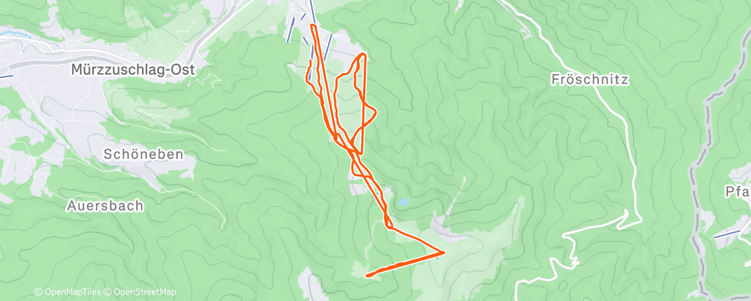 Map of the activity, Lunch Activity