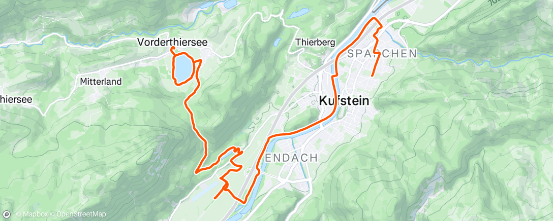Map of the activity, Zum See