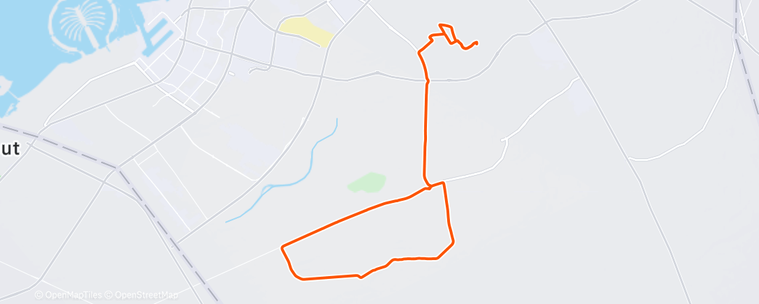 Map of the activity, Morning Ride