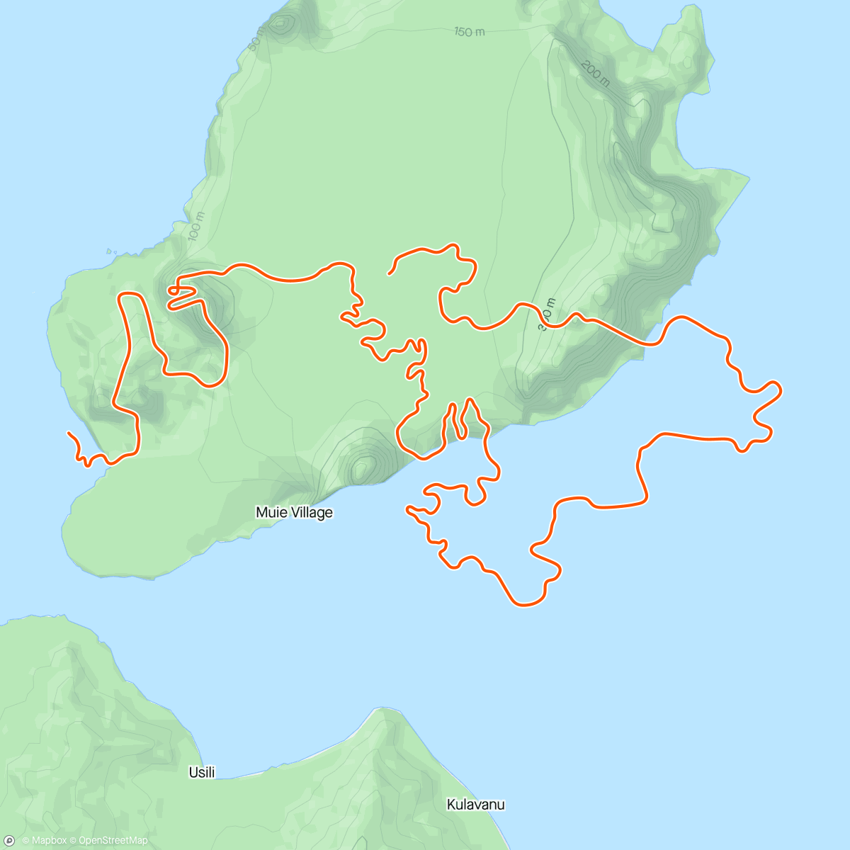 Карта физической активности (Zwift - Big Foot Hills in Watopia)
