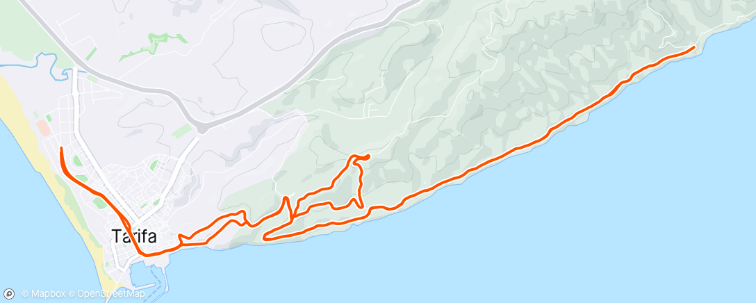 Map of the activity, La Costa, TT