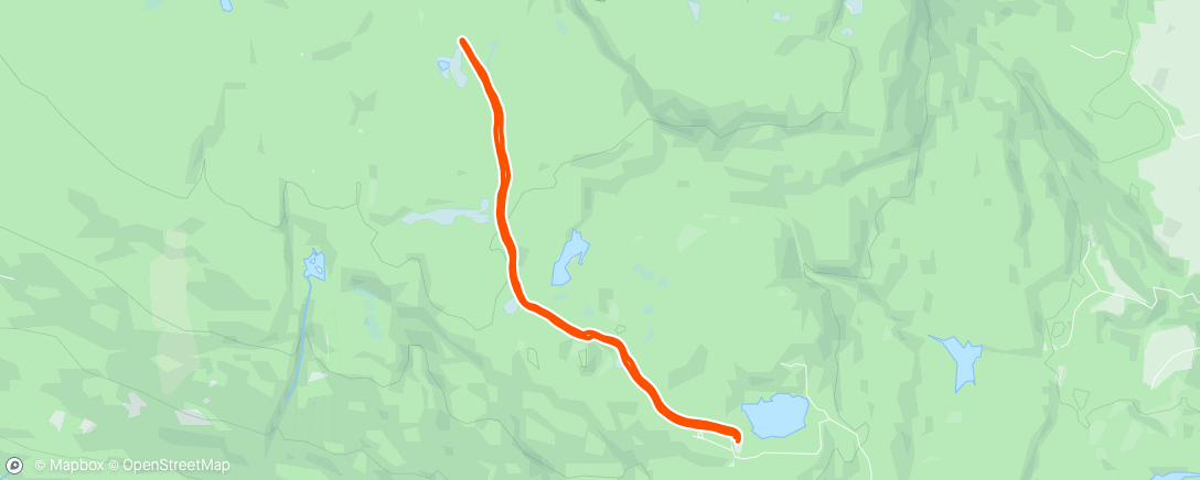Map of the activity, Afternoon Nordic Elendig