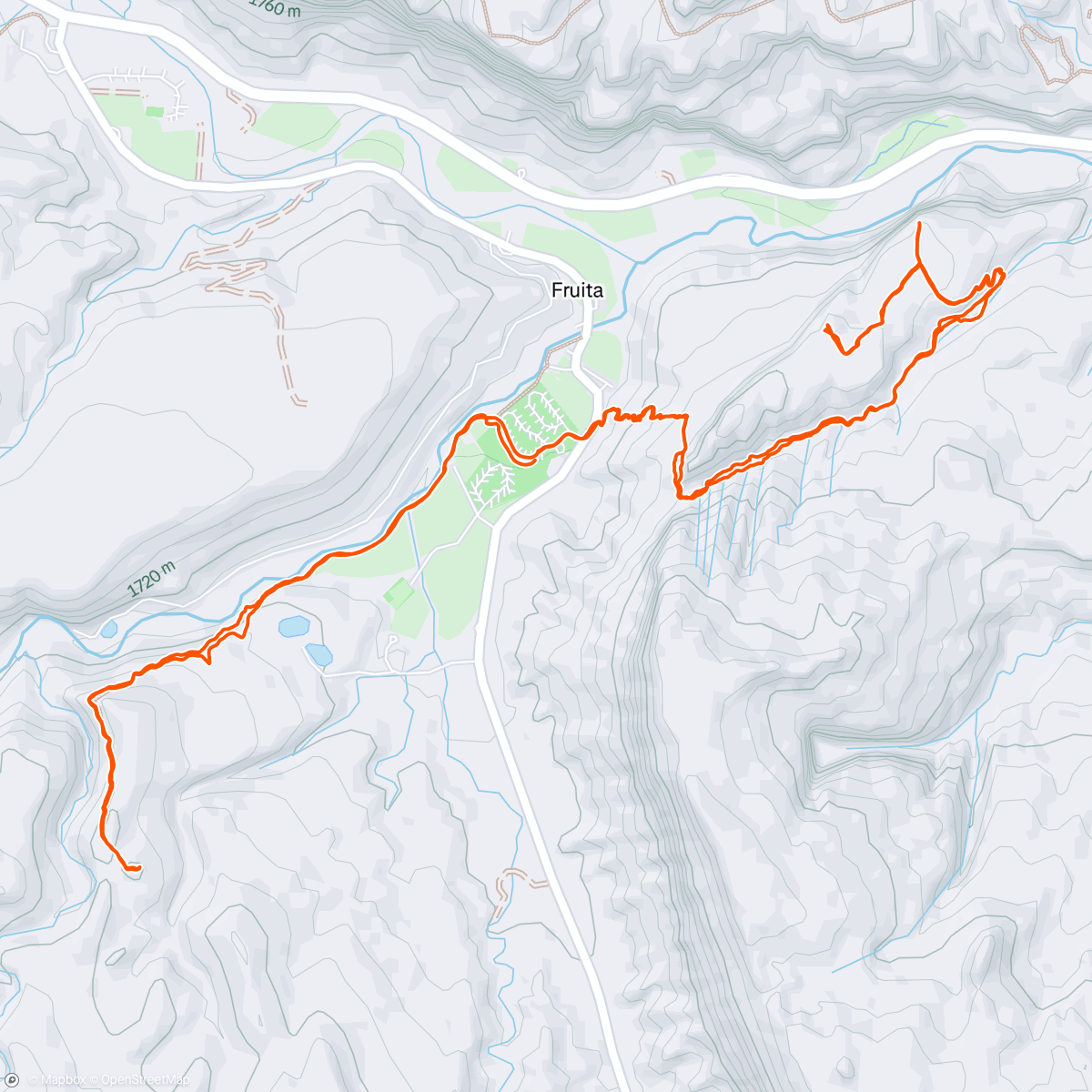 Map of the activity, Wandertag 13