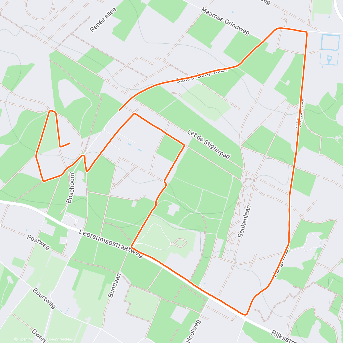 Map of the activity, Fijne kerst!