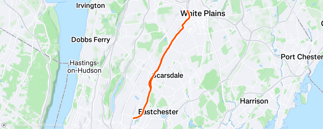 Map of the activity, Morning Ride