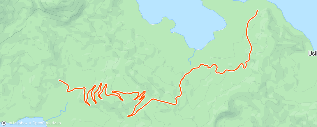 Map of the activity, Zwift - Jon's Mix with Big gear