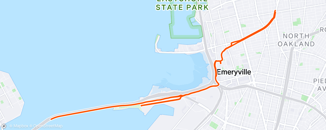 Map of the activity, Afternoon Ride