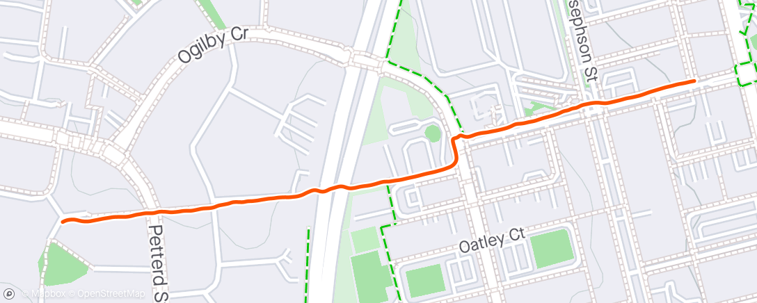 Mapa da atividade, Morning Walk (part 2)