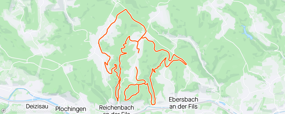 Mapa de la actividad, LiWa - Schurwald-Marathon