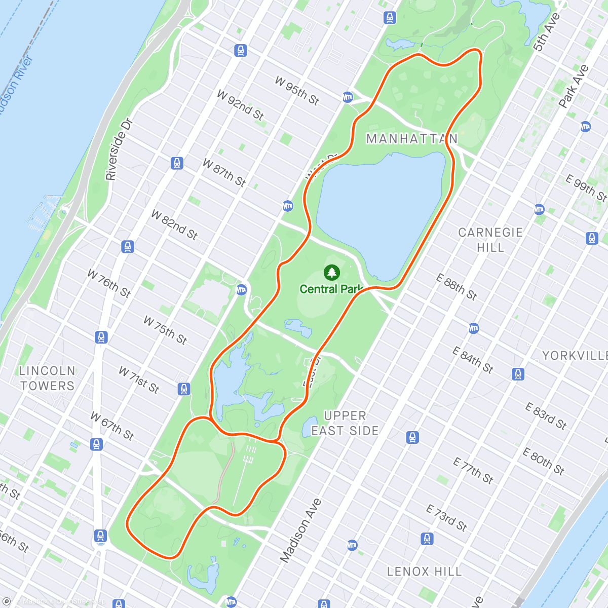 Mapa de la actividad, Im Anschluss noch kurz ein Abzeichen in New York geholt