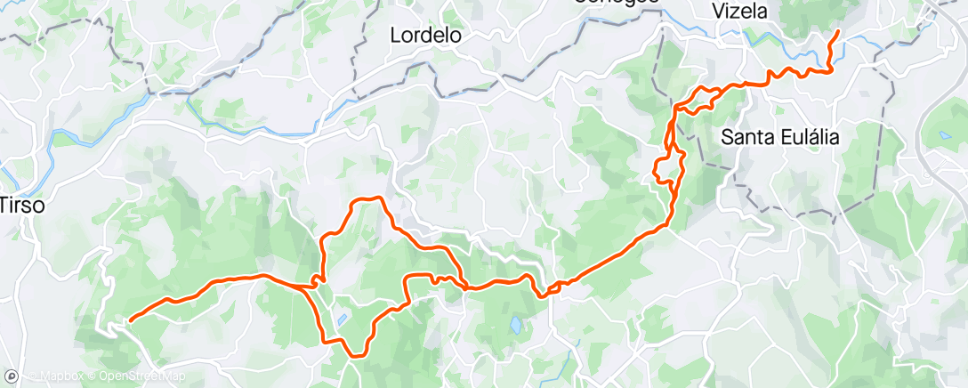 活动地图，Volta de bicicleta de montanha matinal