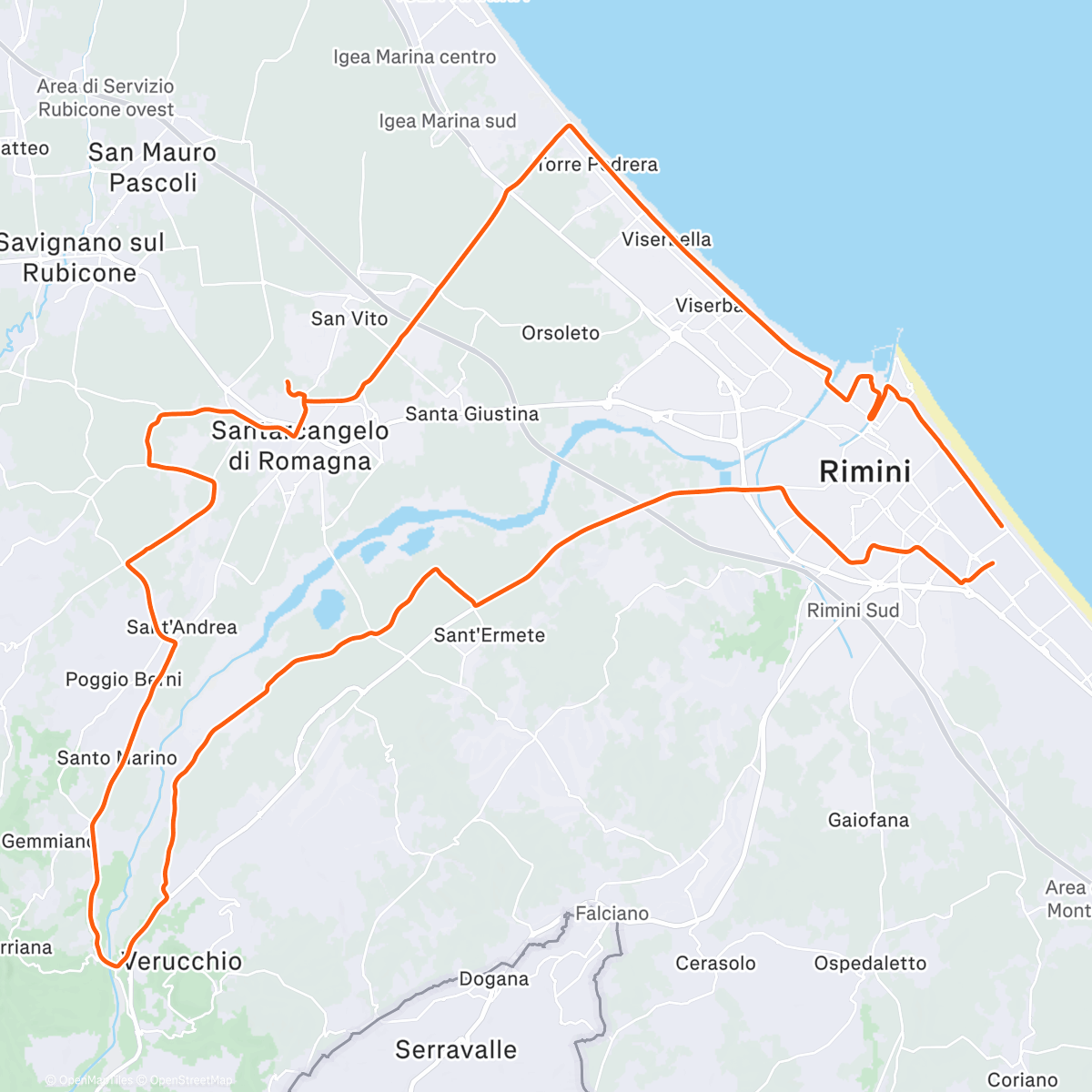 Map of the activity, Verde Azzurro Arancione Giallo