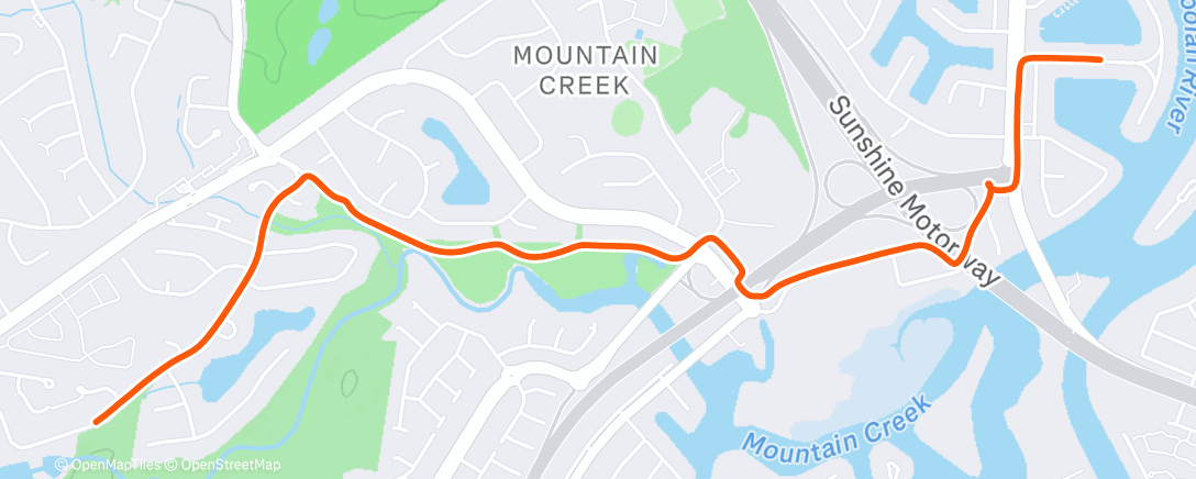 Map of the activity, Lunch Ride