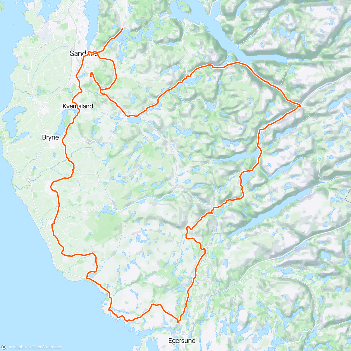 Map of the activity, 21/04/2024 Sandnes, Sviland, Byrkjedalstunet, Ognedal, Hellvik, Vigrestad, 1900x, Hogstad