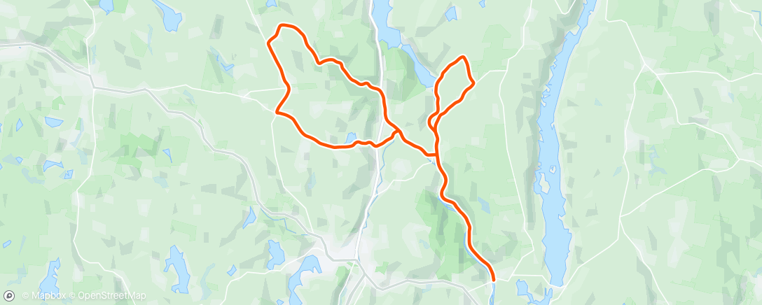 Mapa da atividade, Deer Hill - Hogback