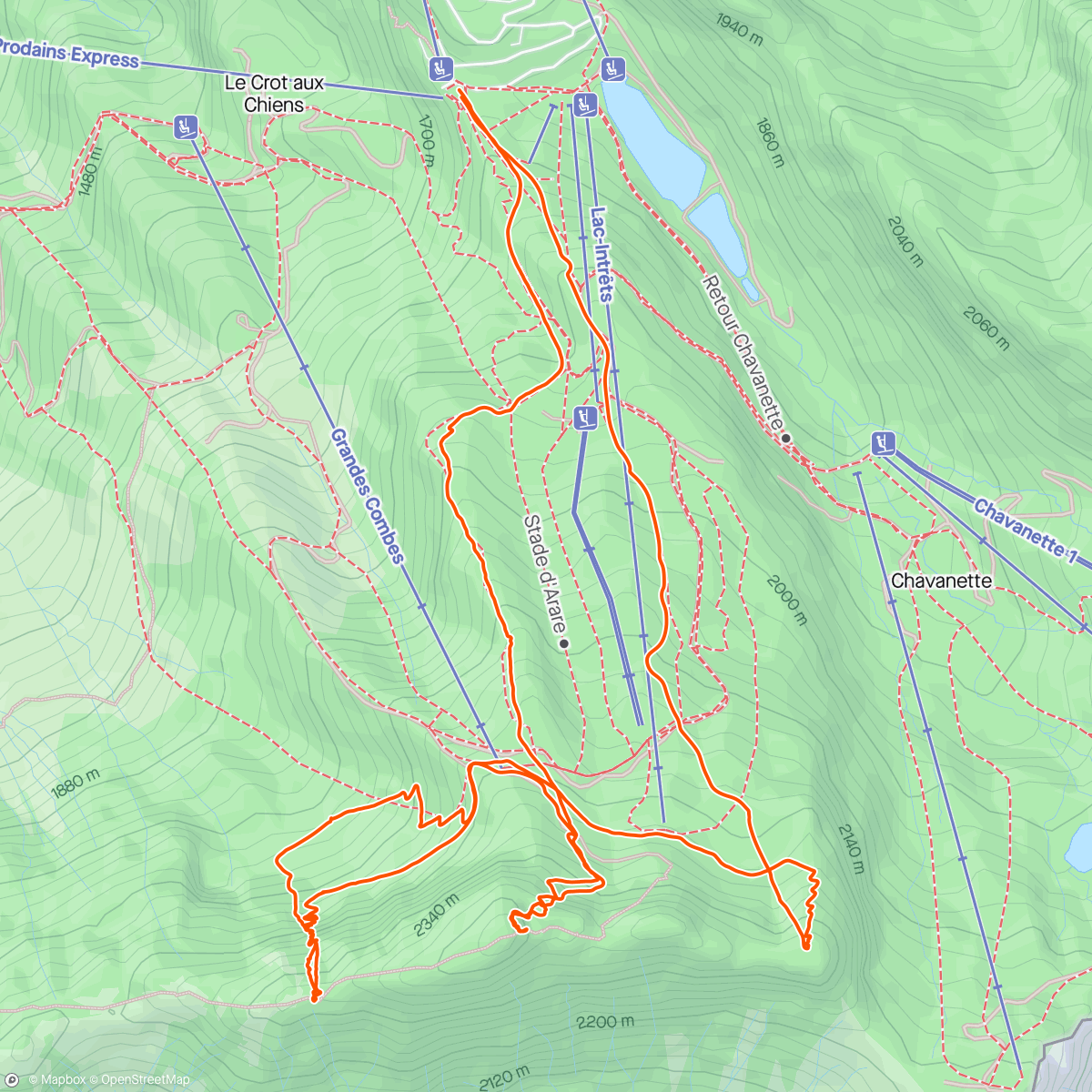 Mapa da atividade, HautsFortsNantd'AnkerneCreuxdelaneige