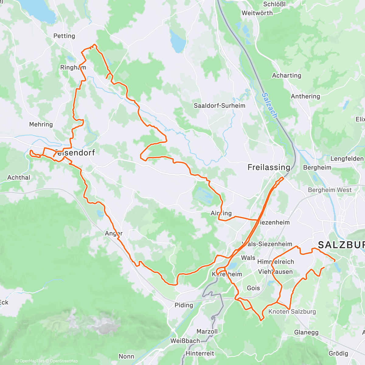 Map of the activity, Winter Edition