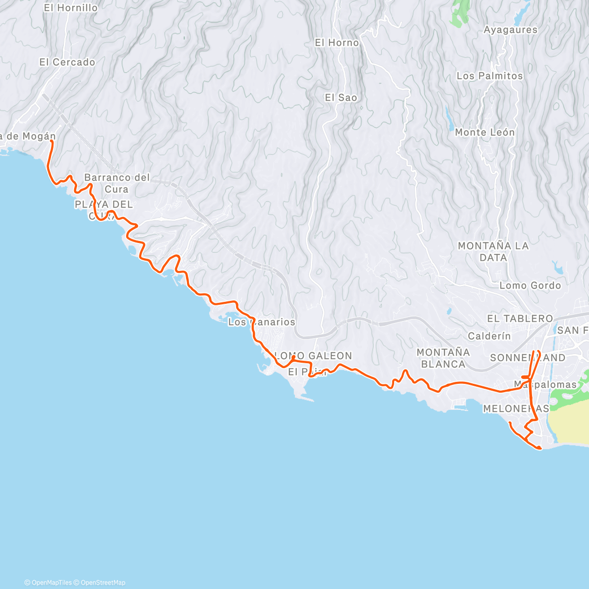 Map of the activity, Morning Ride