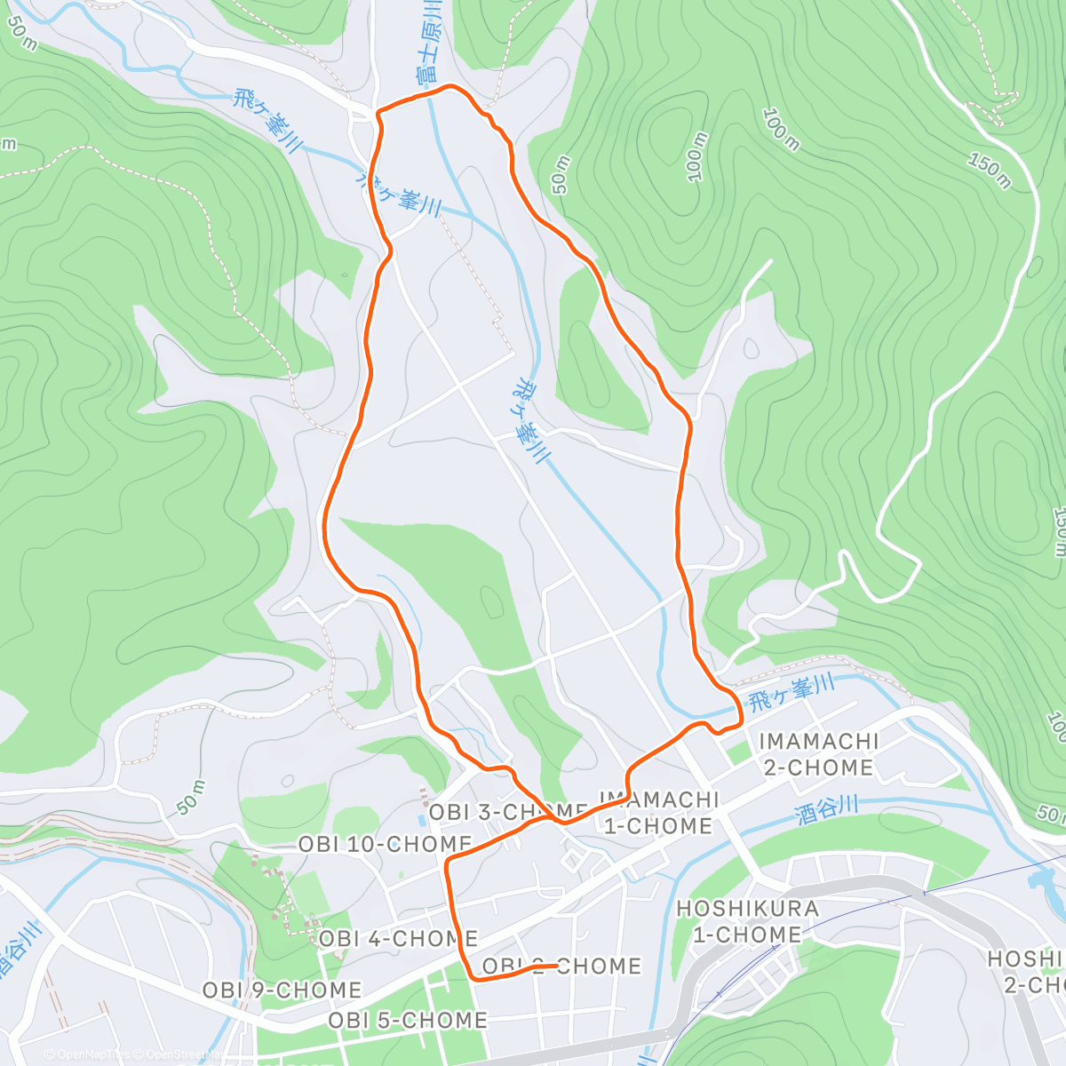 Карта физической активности (Chill(y) 30min run)