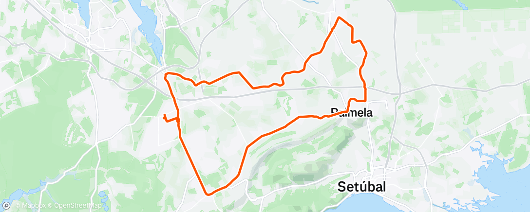 Map of the activity, Morning Ride