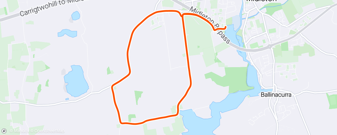 アクティビティ「Midleton 5 mile」の地図
