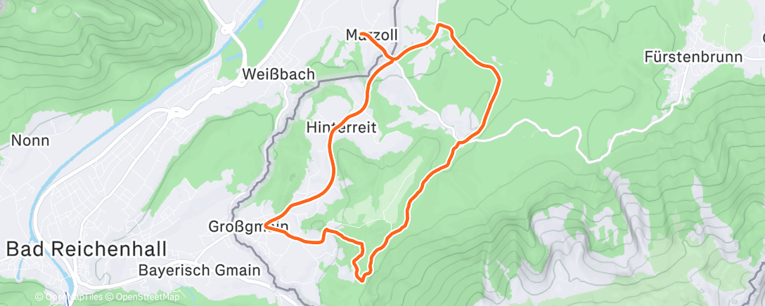 Map of the activity, Back after 🤧