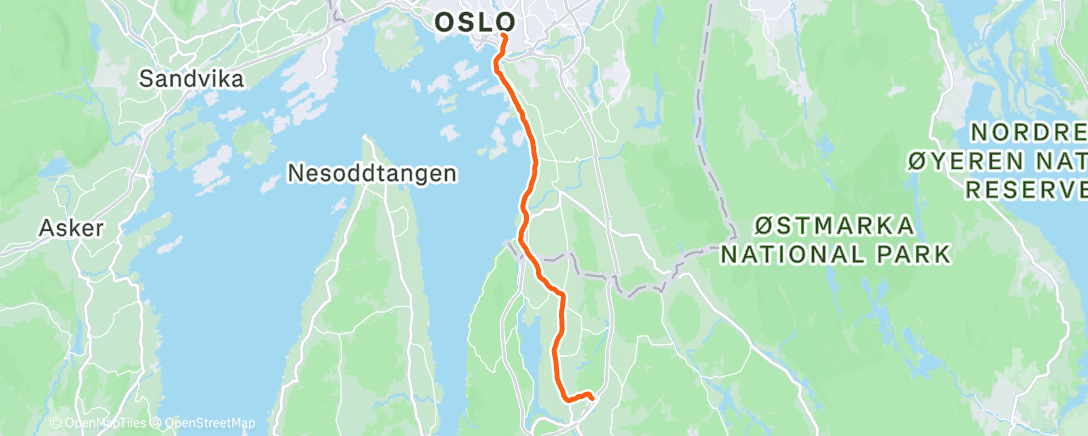 Map of the activity, Afternoon Gravel Ride