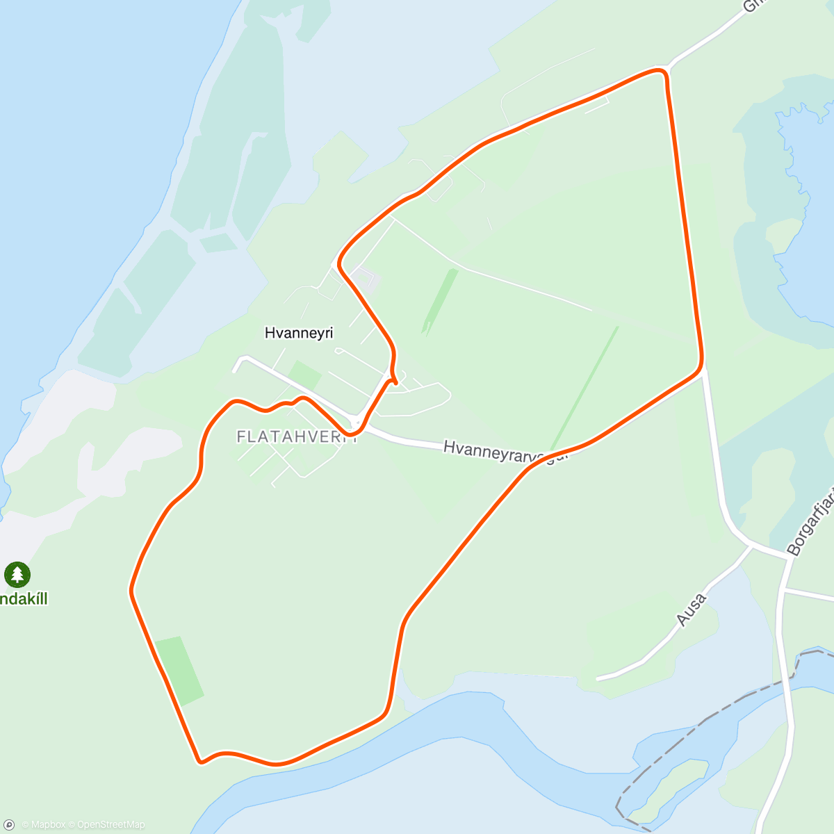 Map of the activity, Sunnudagsskokk