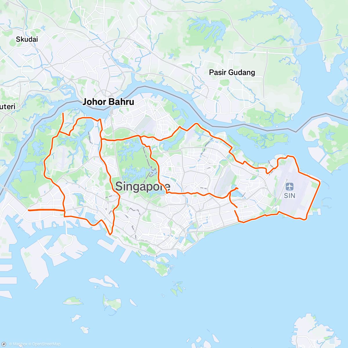 Map of the activity, Morning Ride