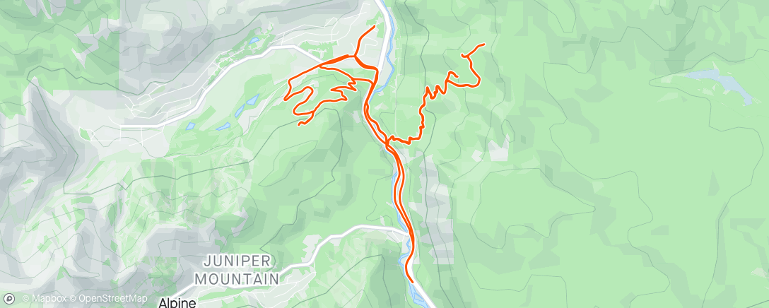 Map of the activity, That Star Wars storm really set us back for mtbing