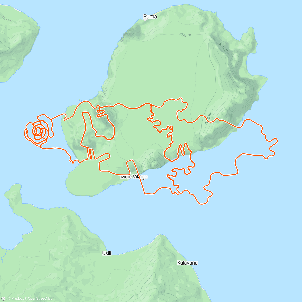 Map of the activity, Big Foot Hills in Watopia