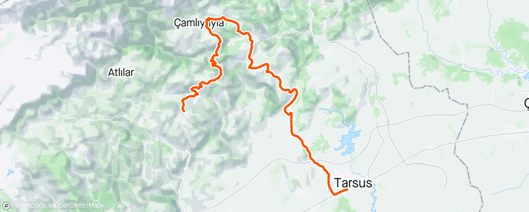 Map of the activity, Mersin Stage 3