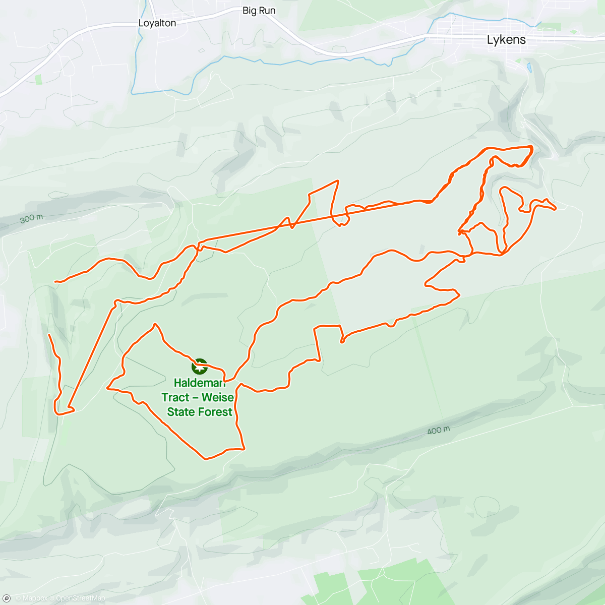 Map of the activity, Rattling Creek MTB Marathon - 21st