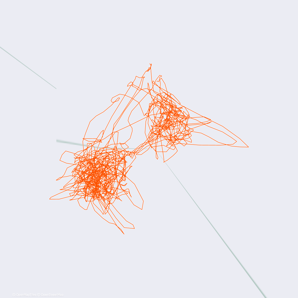 Map of the activity, Demolishing Sarah