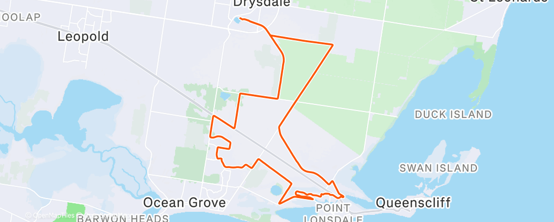 Map of the activity, Groadel