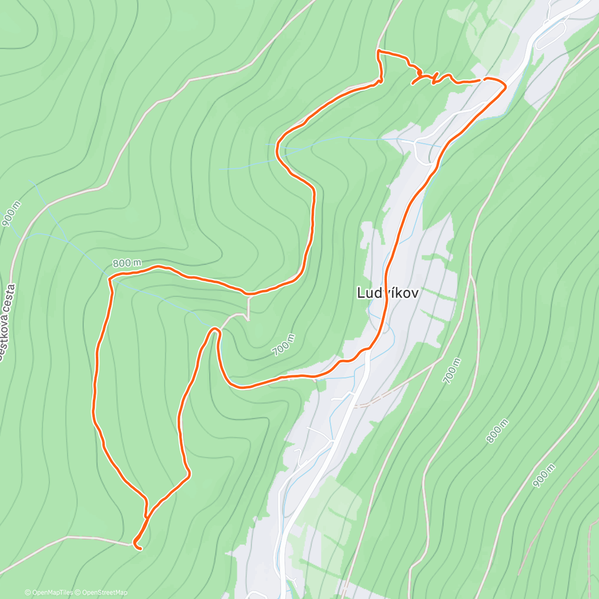 Map of the activity, Zimowisko