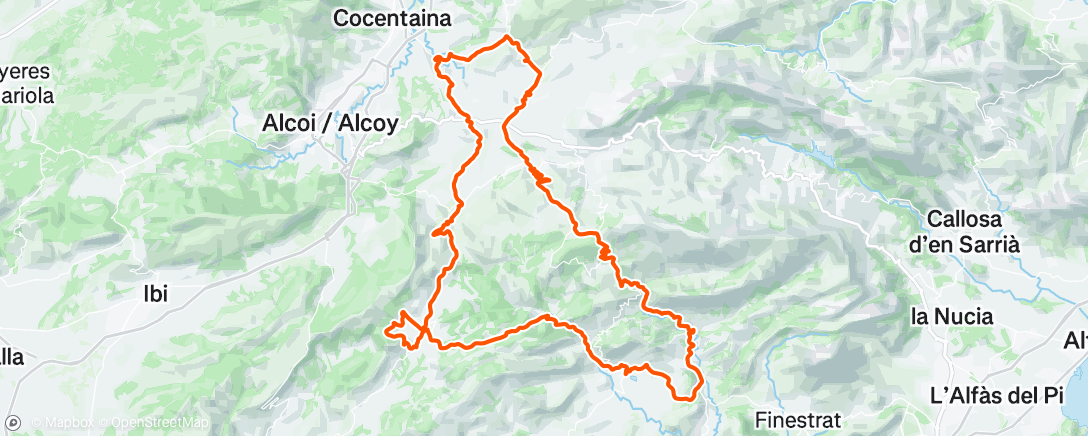 Map of the activity, Morning Ride
