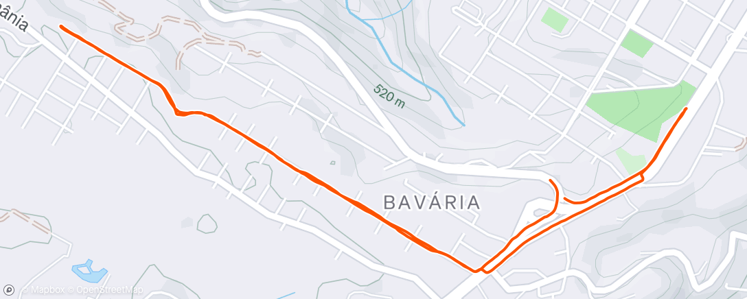 Map of the activity, First run in Brazil