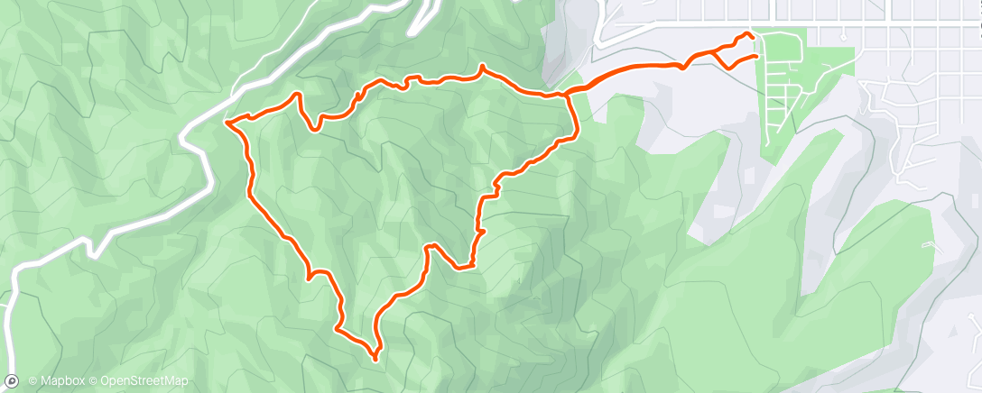Map of the activity, Saddle Rock with Hannah