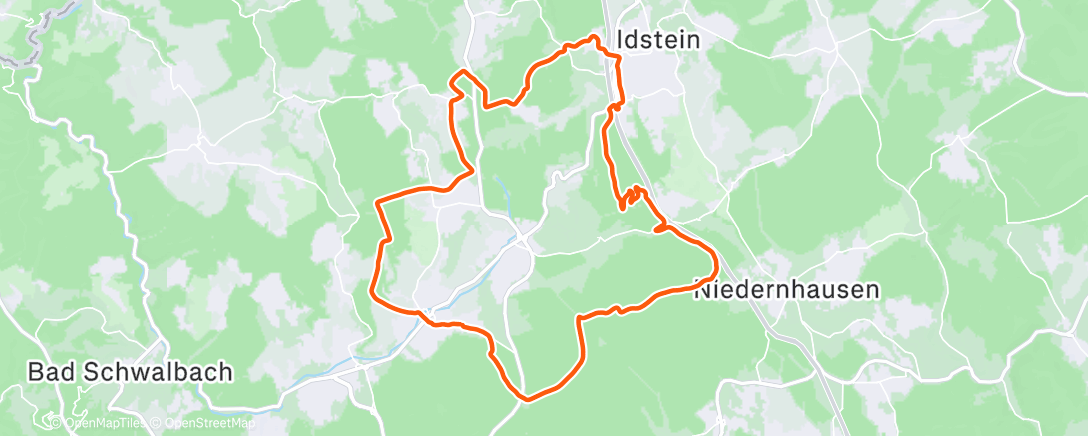 Map of the activity, Taunustaler Xmas Hm Battle