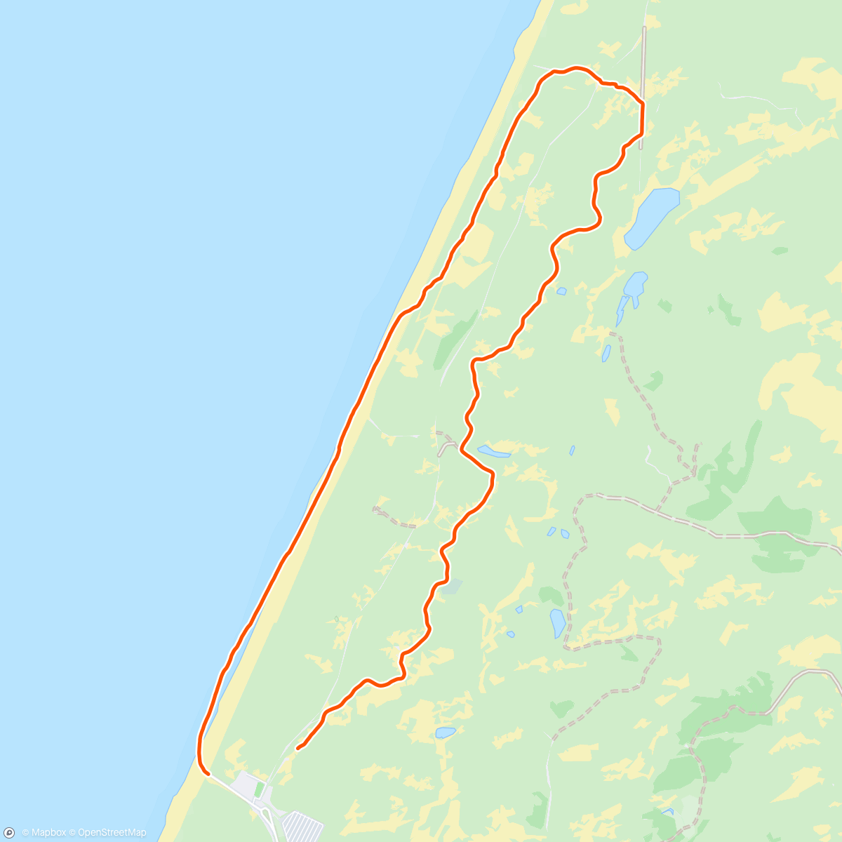 Map of the activity, Jasper’s rehab Christmas walk 🎄🎅🏻