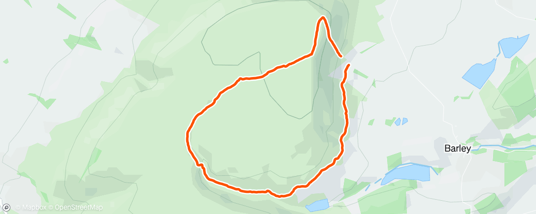 Map of the activity, Evening Walk