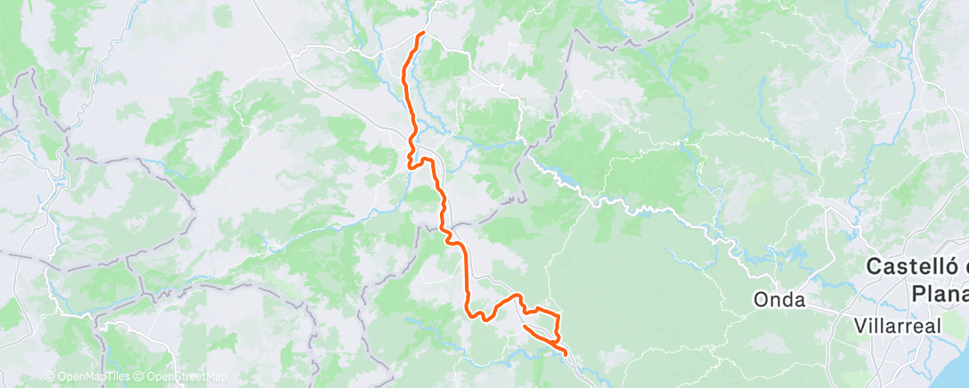Map of the activity, Jornada fresca y madrugadora ! 🥵